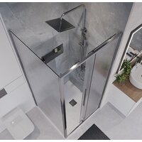 Niagara 110x80x195 NG-65-11CH-CH80-34 (хром/шиншилла стекло) Image #20