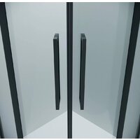 Grossman Cosmo 90x90x195 301.K33.02.9090.21.00 (черный матовый/прозрачное стекло) Image #3