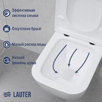 Lauter Nuremberg 21811 + 21901001 (белый, с кнопкой смыва 219702F белый) Image #4