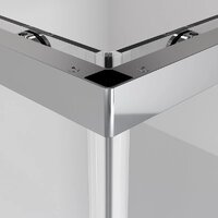 Niagara NG-6628-34 80x80x195 (хром/прозрачное стекло) Image #3