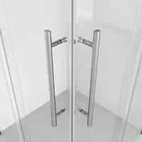 Niagara NG-6628-34 80x80x195 (хром/прозрачное стекло) Image #2