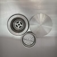 Roxen Uno 560210-54 под столешницу сатин/матовая поверхность (ролл-мат, дозатор, сифон) Image #11