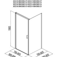 Aquanet Cinetic 90x90 R Image #3