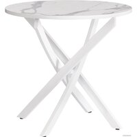 TetChair Manzana 80x80x75 (мрамор светлый/белый)