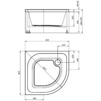 Aquanet Optimal 90х90x48 293357 Image #12