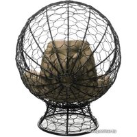 M-Group Кокос на подставке 11590401 (черный ротанг/бежевая подушка) Image #5