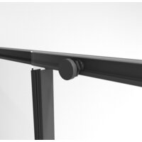 Niagara 110x80x195 NG-84-11AB-A80B-34 (черный матовый/прозрачное стекло) Image #3