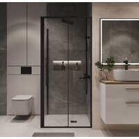 Niagara 110x80x195 NG-84-11AB-A80B-34 (черный матовый/прозрачное стекло) Image #17