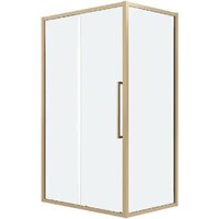 Grossman Cosmo 120x100x195 120.K33.02.1210.32.00 (золото сатин/стекло прозрачное) Image #1