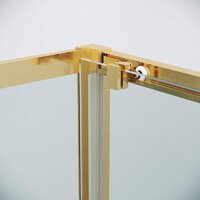 Grossman Cosmo 120x100x195 120.K33.02.1210.32.00 (золото сатин/стекло прозрачное) Image #6