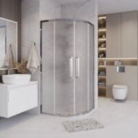 Grossman Cosmo 90x90x195 301.K33.02.9090.10.02 (хром/шиншилла стекло) Image #8