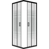 Метакам City Trend Black 90x90x185 (без поддона)