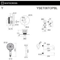 Whitecross Y YSET06TOPBL (черный матовый) Image #3