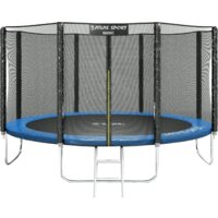 Atlas Sport 374 см - 12ft Basic (с лестницей, внешняя сетка, синий)