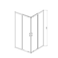 Vincea Rapid VSS-3R80/90CL (хром/прозрачное) Image #9