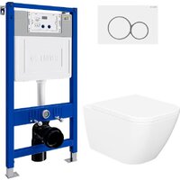 Lauter Nuremberg 21811 + 21901001 (белый, с кнопкой смыва 219702E белый)