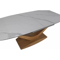 Signal Dolce ceramic statuario venato 180-240/95/76 (белый/дуб) Image #6