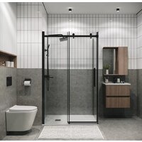 Grossman Classic 130x90x195 120.K33.04.1390.21.00 (черный матовый/прозрачное стекло) Image #7