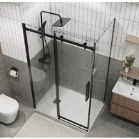 Grossman Classic 130x90x195 120.K33.04.1390.21.00 (черный матовый/прозрачное стекло) Image #17