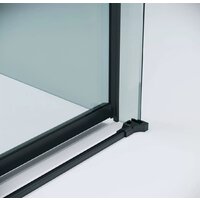 Grossman Classic 130x90x195 120.K33.04.1390.21.00 (черный матовый/прозрачное стекло) Image #5