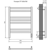 Aquatek Поларис П7 500x700 (черный муар, Quick Touch) Image #11