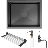 Roxen Uno 560210-54B-V графит/текстурная PVD покрытие (с ролл-матом и дозатором) Image #9