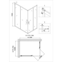 Niagara NG-6810-08 120x80x195 (черный) Image #7