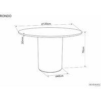 Signal Rondo 120 (белый pandoro/орех) Image #3