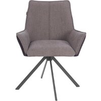 TetChair Мурано опора 360 (велюр/букле (HYP)/экокожа, бежевый/коричневый) Image #2