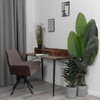 TetChair Мурано опора 360 (велюр/букле (HYP)/экокожа, бежевый/коричневый) Image #14