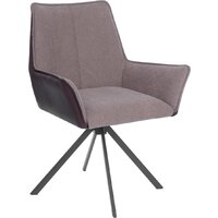 TetChair Мурано опора 360 (велюр/букле (HYP)/экокожа, бежевый/коричневый)
