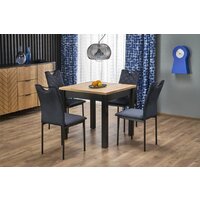 Halmar Qubik 80-200/80/76 (дуб артизан/черный)