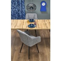 Halmar Qubik 80-200/80/76 (дуб артизан/черный) Image #4