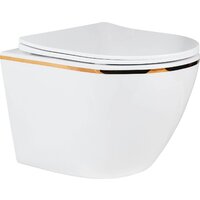 Roxen Antares Gold 968096 в комплекте с инсталляцией StounFix Dual Fresh 6 в 1 968096 (кнопка: брашированное золото) Image #5