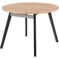 Halmar Ruben 102-142/102 (дуб артизан/черный)