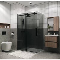 Grossman Classic 130x90x195 120.K33.04.1390.21.10 (черный матовый/тонированное стекло) Image #18