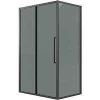 Grossman Cosmo 130х100х195 120.K33.02.1310.21.10 (черный матовый/стекло тонированное) Image #1