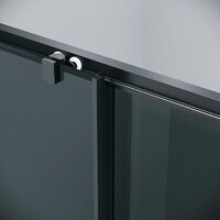 Grossman Cosmo 130х100х195 120.K33.02.1310.21.10 (черный матовый/стекло тонированное) Image #4