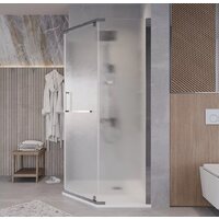 Grossman Pragma 90x90x195 302.K33.03.9090.10.02 (хром/шиншилла стекло) Image #8