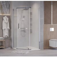 Grossman Pragma 90x90x195 302.K33.03.9090.10.02 (хром/шиншилла стекло) Image #9