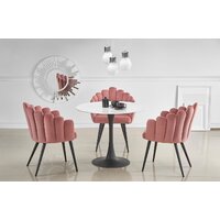 Halmar Ambrosio 90x90 (мрамор/черный)