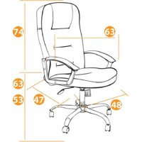 TetChair СН9944 флок/хром (бежевый) Image #16