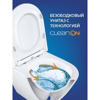 Cersanit City Smart CO DPL EO Slim (с кнопкой Twins 64117 стекло черное) Image #3