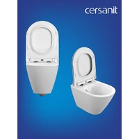 Cersanit City Smart CO DPL EO Slim (с кнопкой Twins 64117 стекло черное) Image #12