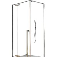 Aquanet Ideal AE-AXC94MZ-S-C 140x90 (прозрачное стекло/хром) Image #2