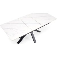 Halmar Platan 140-180/85/76 (белый мрамор/черный) Image #16