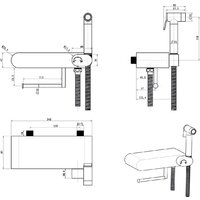 Lauter W76 P-TRAP 21122762 + гигиенический душ Infinity 21LT0103CH (горизонтальный выпуск) Image #23