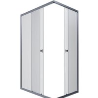 Triton Вента Хром А1 120х80 без поддона (прозрачное стекло) Image #1