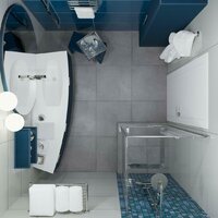 Triton Терра Хром А1 90х90 без поддона (прозрачное стекло) Image #3