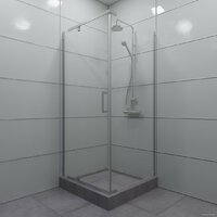 Triton Терра Хром А1 90х90 без поддона (прозрачное стекло) Image #8